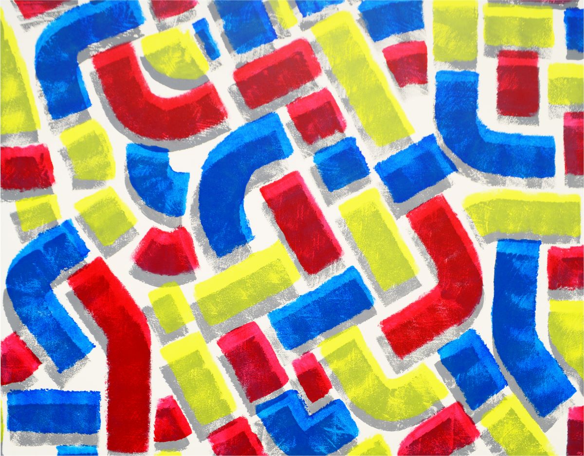 Floating Color 2 - Original - 60"W x 48"H